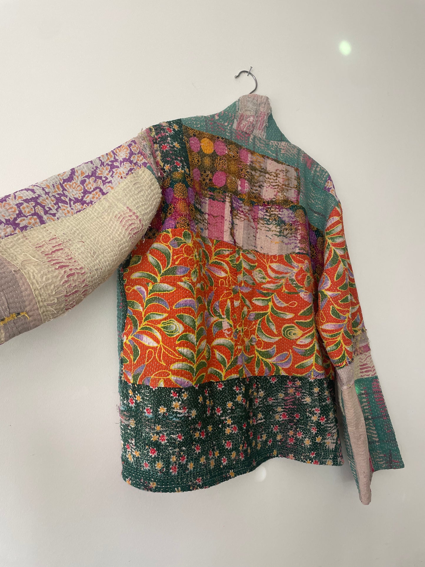 Repurposed Kantha Kimono Haori Jacket 01