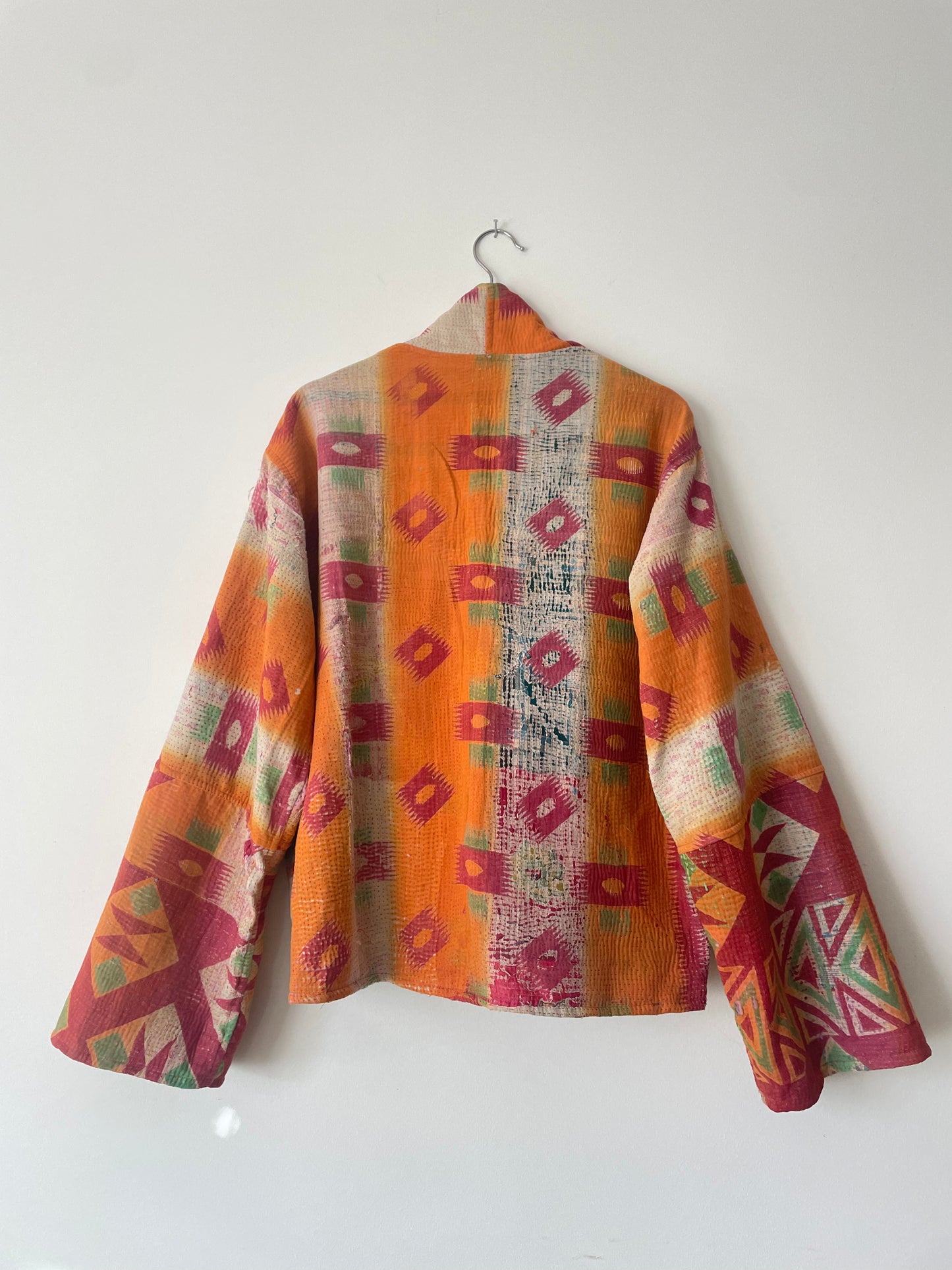 Repurposed Kantha Kimono Haori Jacket 03