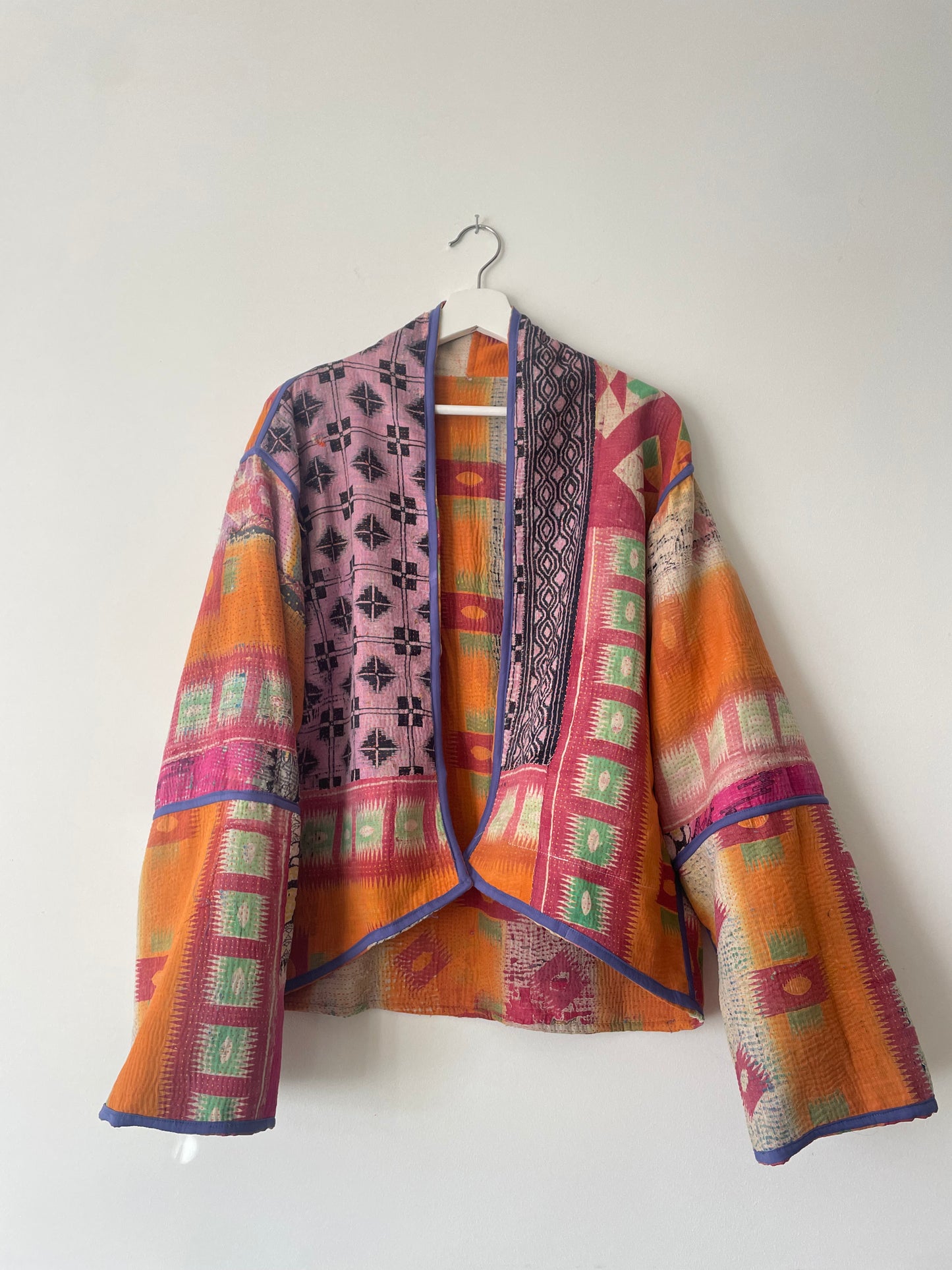 Repurposed Kantha Kimono Haori Jacket 03