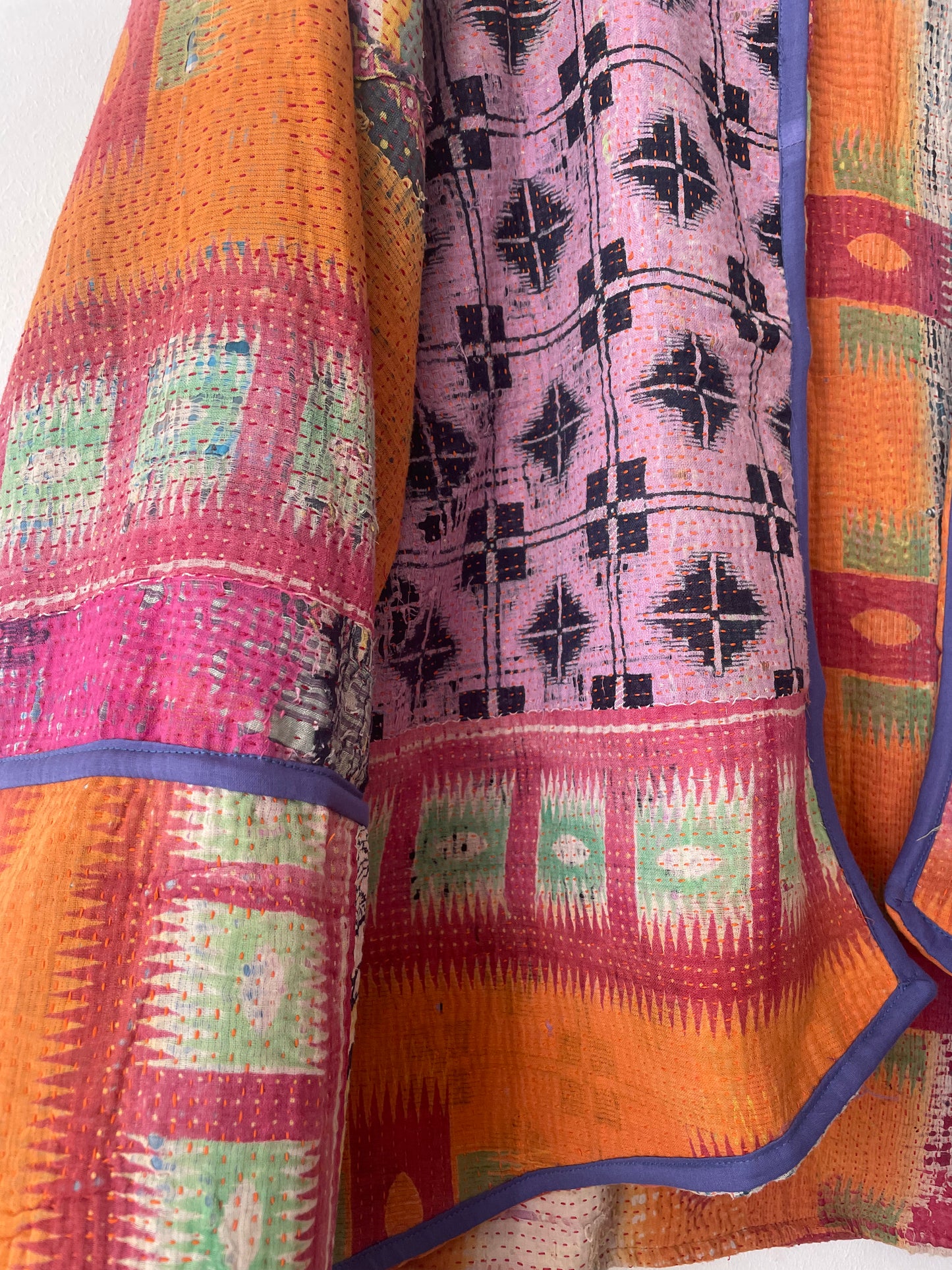 Repurposed Kantha Kimono Haori Jacket 03