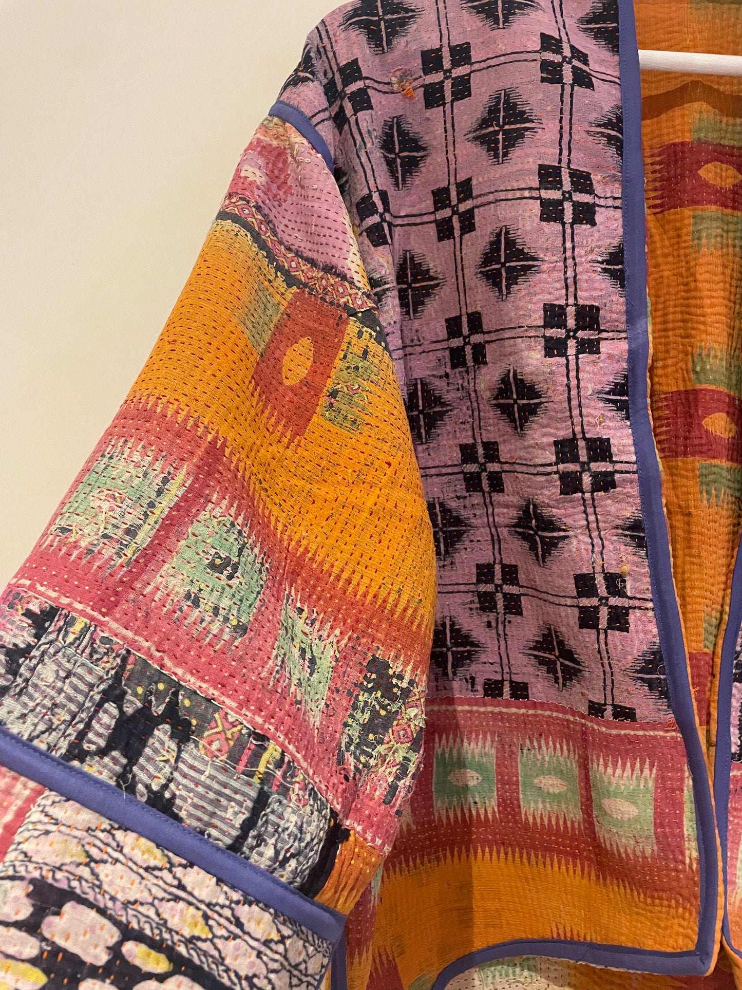 Repurposed Kantha Kimono Haori Jacket 03