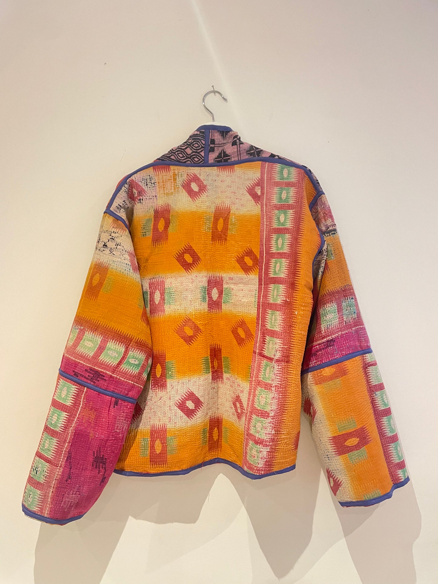 Repurposed Kantha Kimono Haori Jacket 03