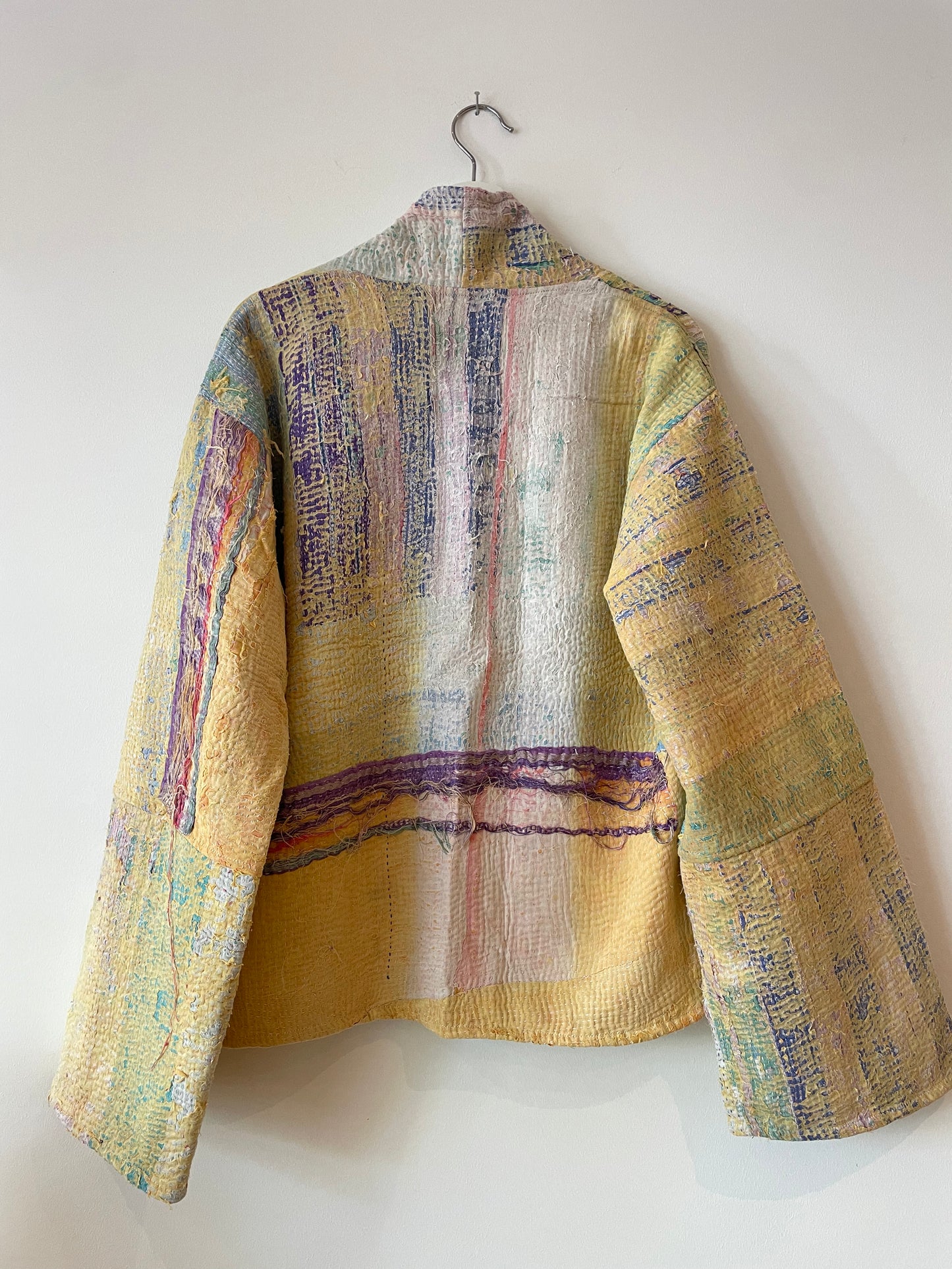 Repurposed Kantha Kimono Haori Jacket 06