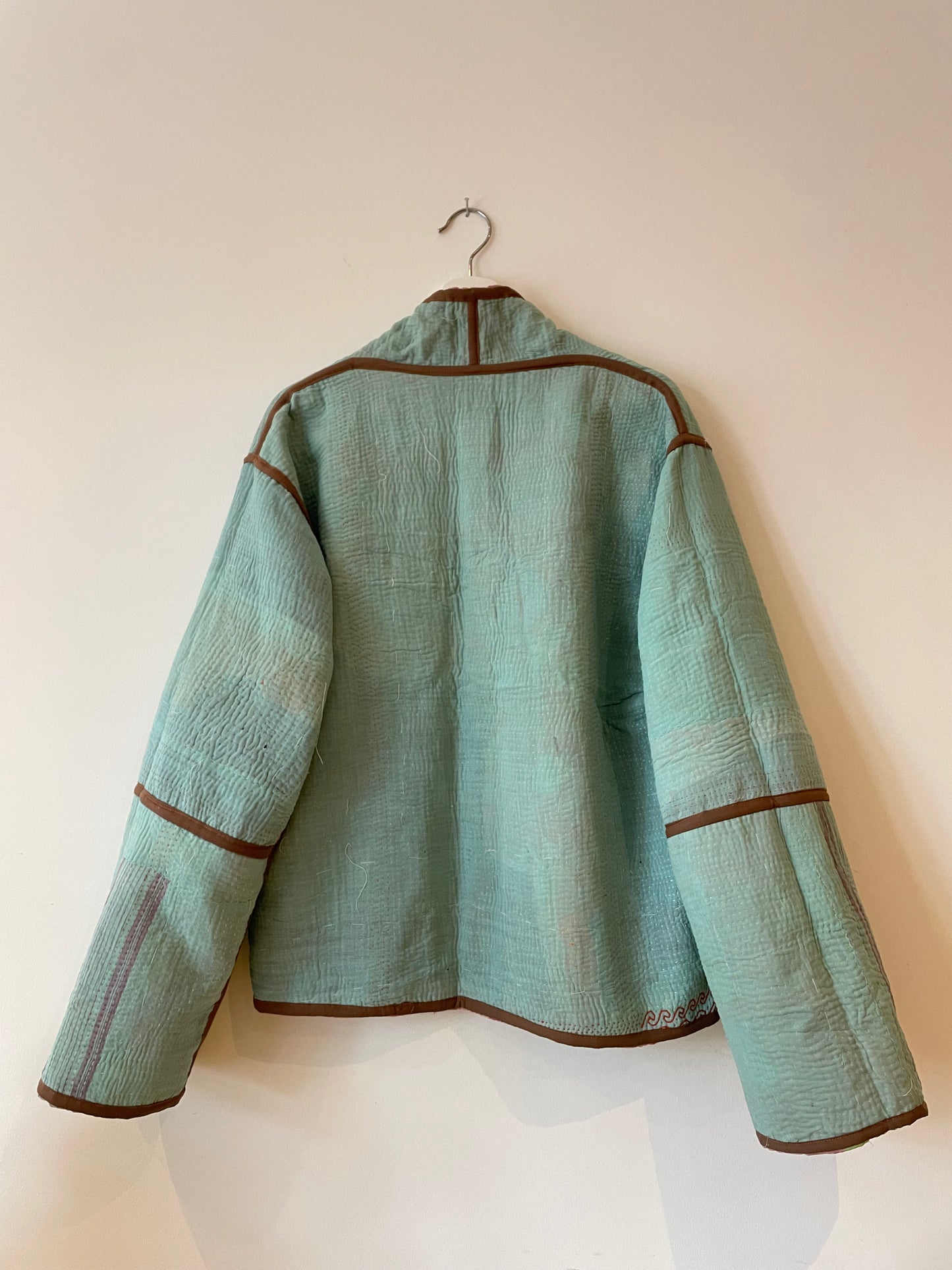 Repurposed Kantha Kimono Haori Jacket 04