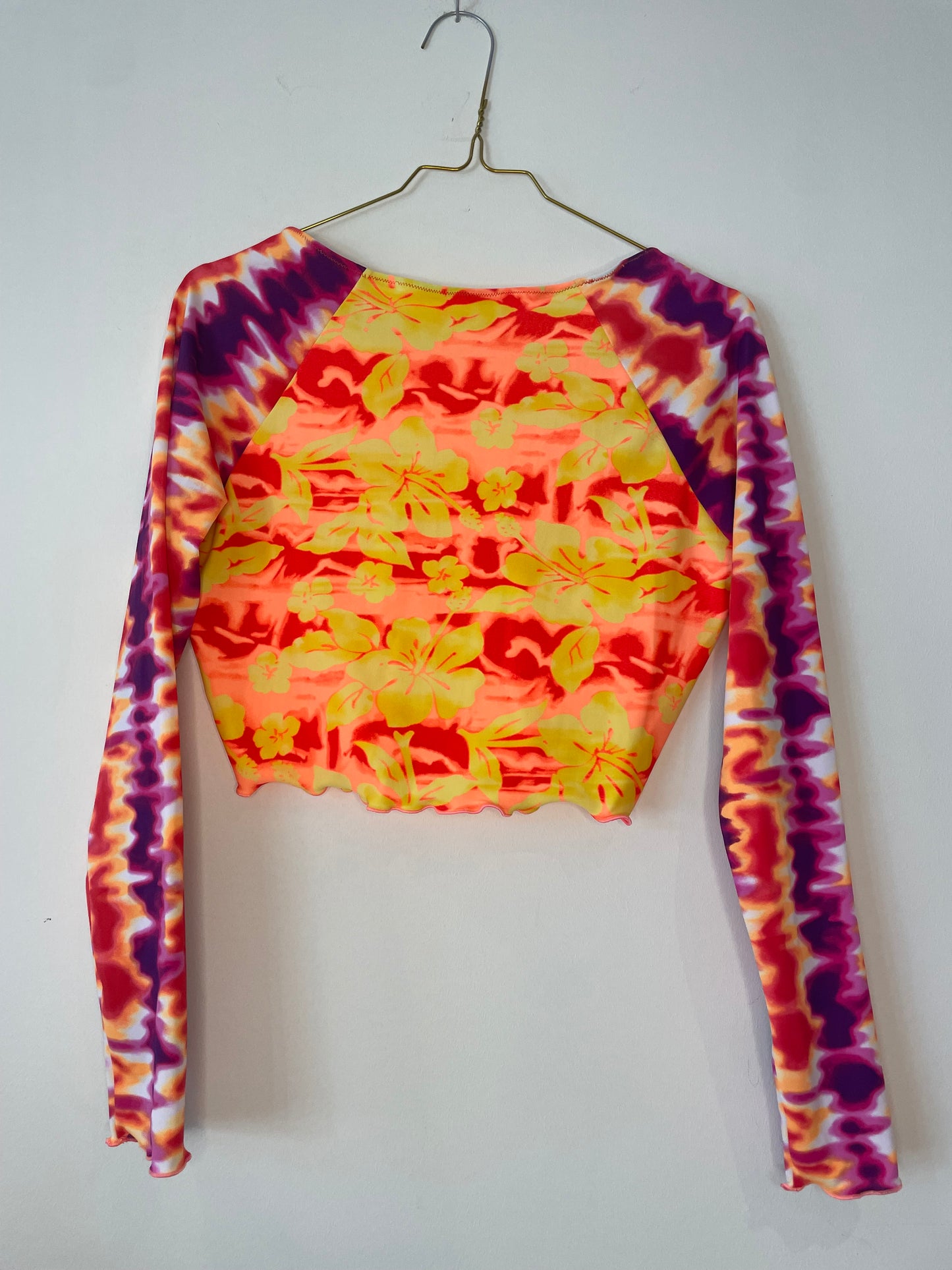 cropped rash guard : size M roxy piko vibe