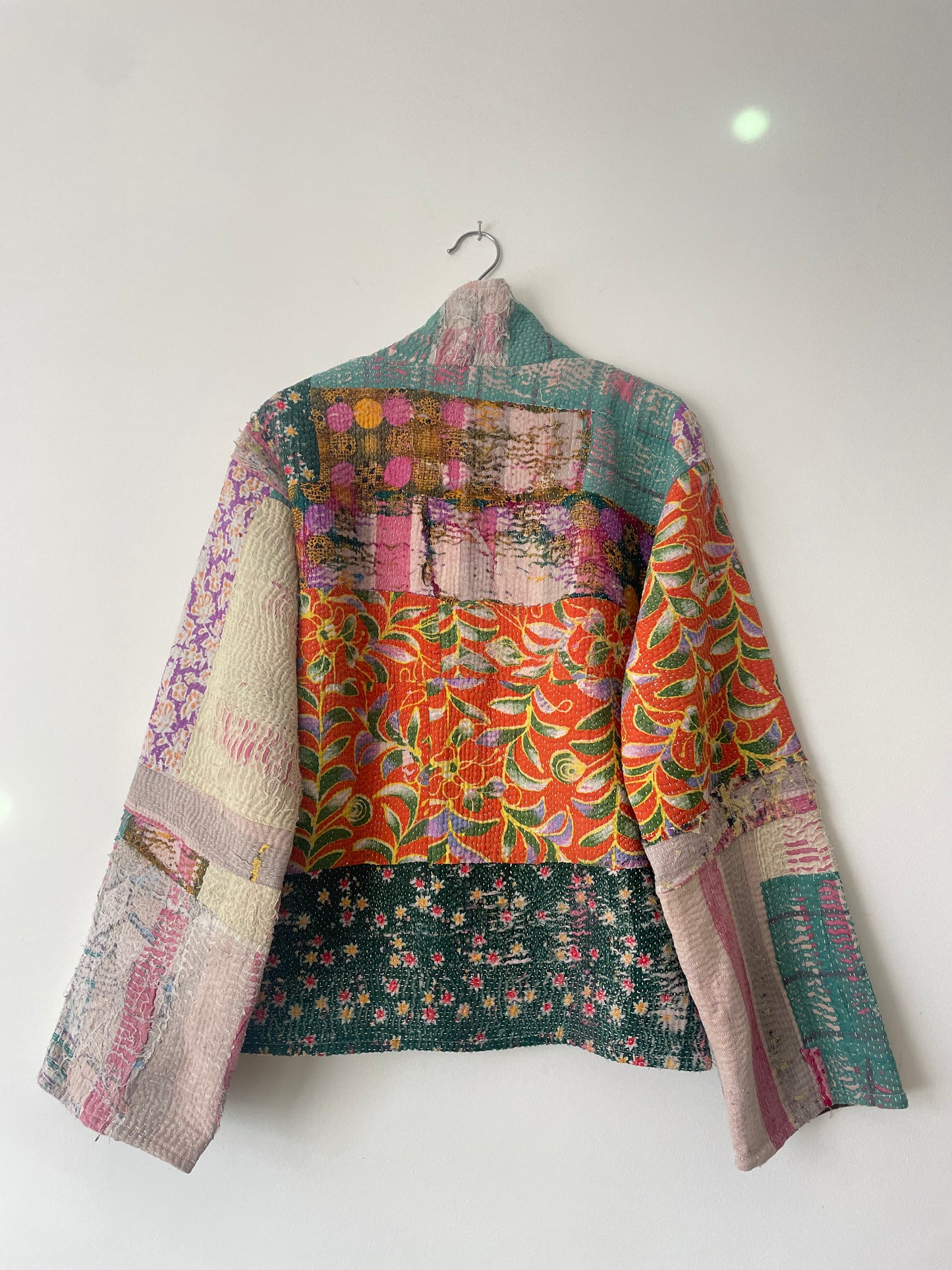 Repurposed Kantha Kimono Haori Jacket 01