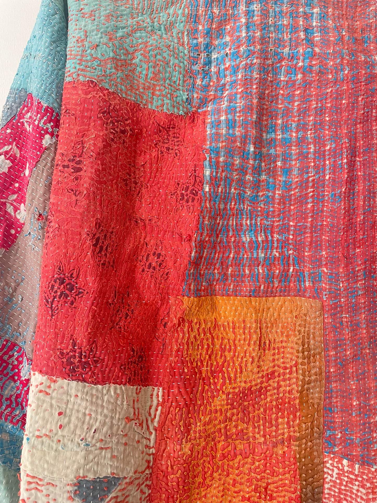 Repurposed Kantha Kimono Haori Jacket 02