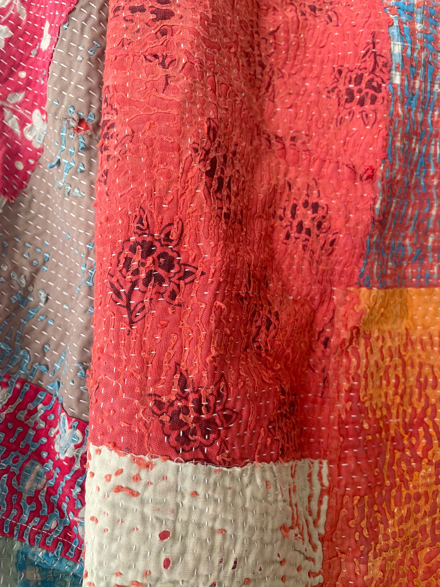 Repurposed Kantha Kimono Haori Jacket 02