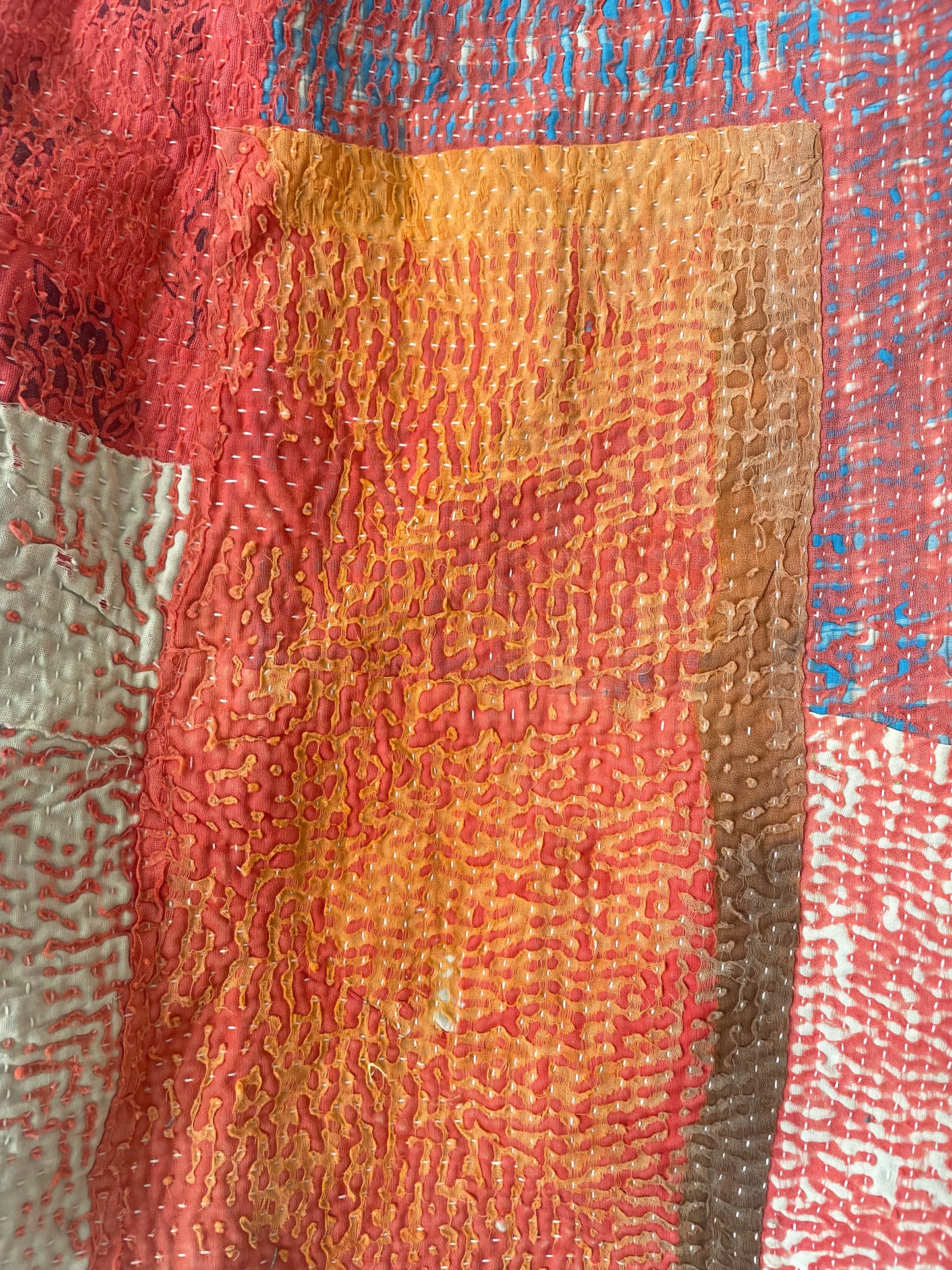 Repurposed Kantha Kimono Haori Jacket 02