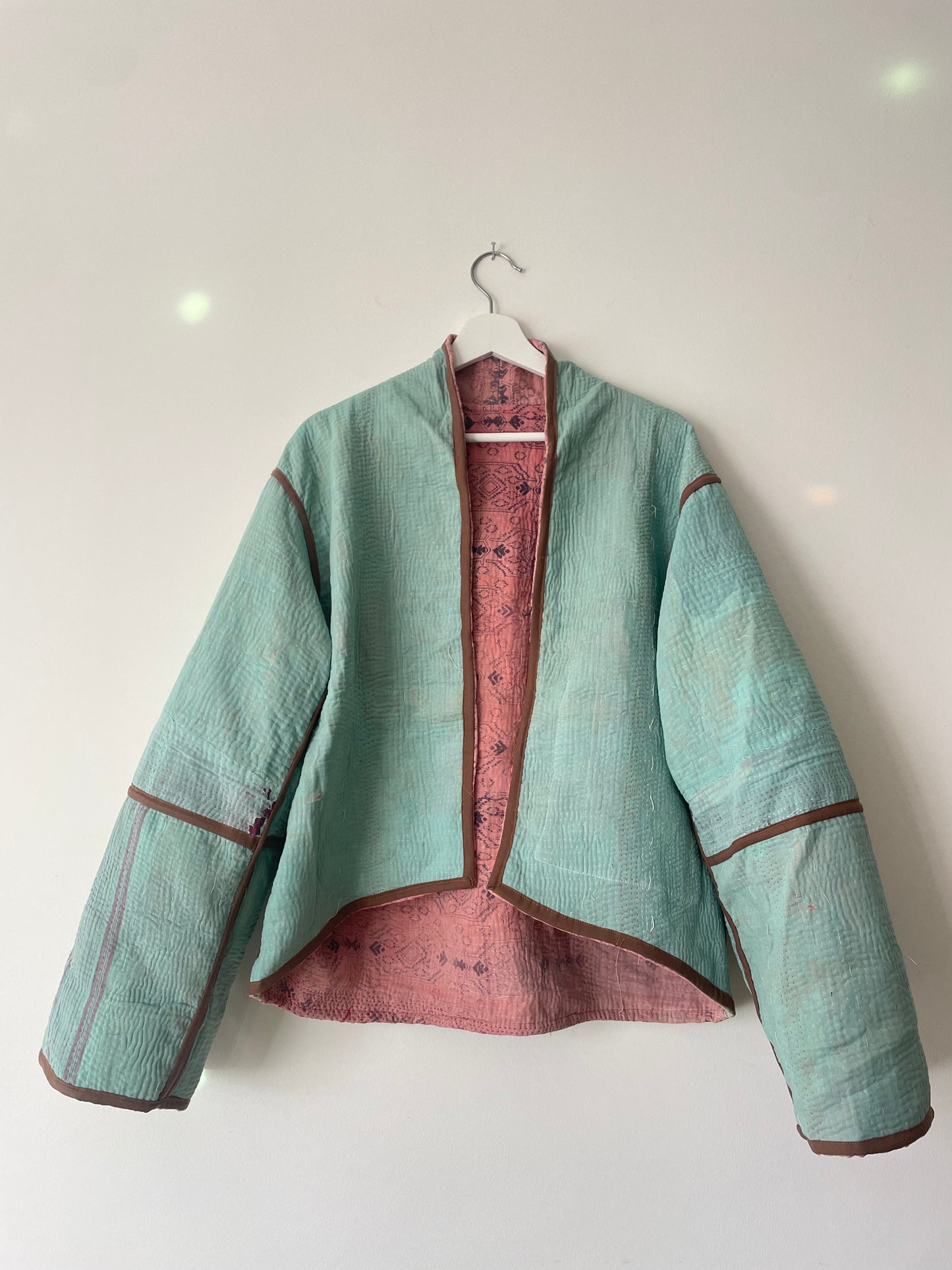 Repurposed Kantha Kimono Haori Jacket 04